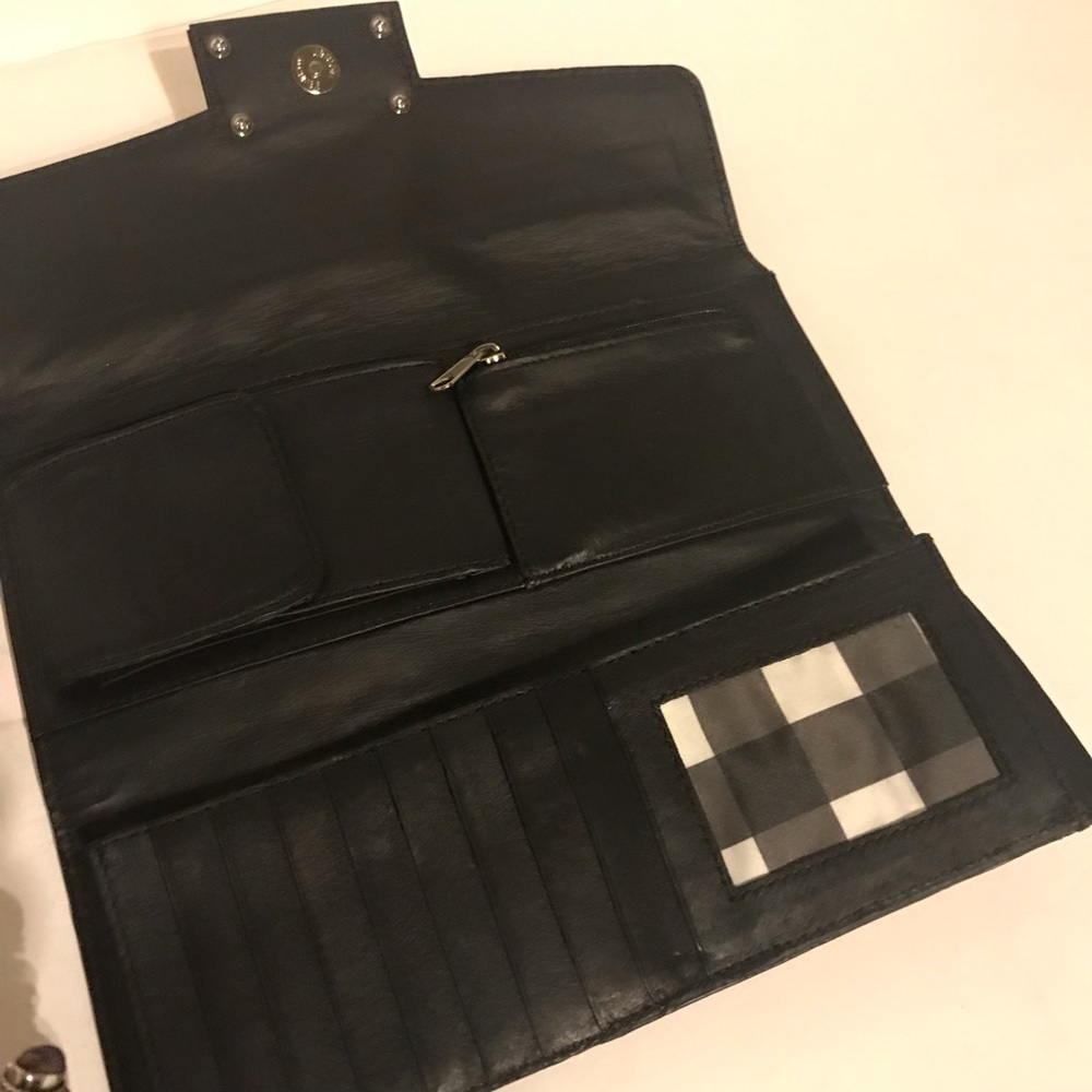 Betsey Johnson Pink leopard black sequin wallet clutch cocktail club vintage nwt - Picture 3 of 4